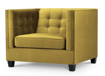 Sessel Chesterfield Textil Stoff Beige Kreative Möbel Neu Wohnzimmer