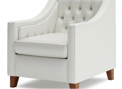 Sessel Textil Stoff Weiß Kreative Möbel Neu Loft Wohnzimmer Modern