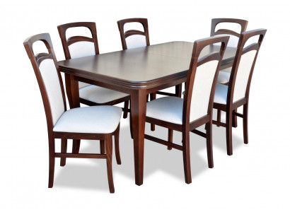 Set Garnitur 7tlg Esstisch 6 Stühle Luxus Esszimmer Möbel Gruppe Luxus Möbel