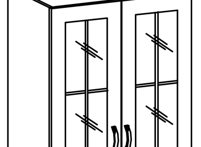 Hängeschränke für das Landhaus Küchenschrank modern klassisch Schrank Vitrine