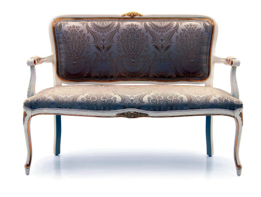 Sofa Couch Design Couch Polster Textil Modern Zweisitzer Sitzer Bank 2 Sitzer