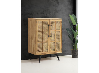 Schrank Holzschrank Schränke Büfett Holz Modern Wohnzimmer Braun Neu