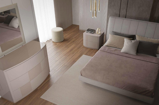 Doppelbett Holz Polster Betten Doppel Bettrahmen Modern Luxus Schlafzimmer Bett