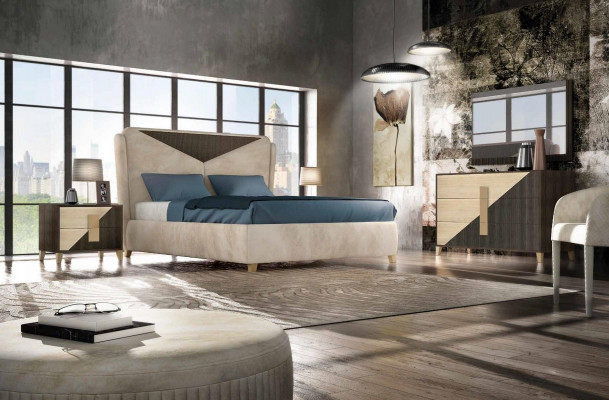 Luxus Nachttisch Konsolen Beistelltisch Holz Möbel Schlafzimmer Braun Metall Neu