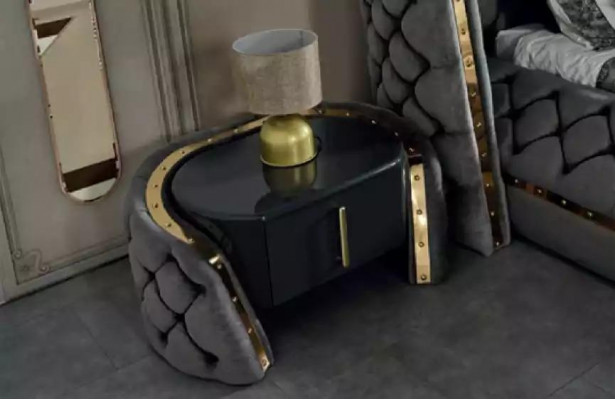 Nachttisch Design Tisch Möbel Nachttische Holz Schlafzimmer Beistelltisch Neu