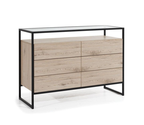 Schlafzimmer Set Beige Bett 2x Nachttische Kommode Kleiderschrank Neu 5tlg.