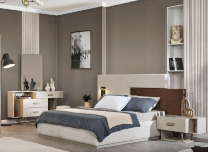 Komplette Schlafzimmer Möbel Designer Schlafbett Moderner Schminktisch