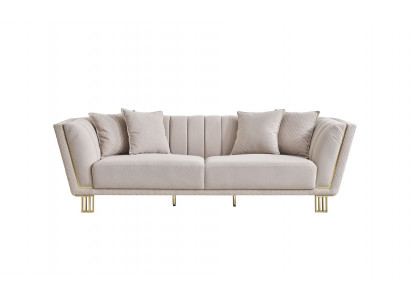 Wohnzimmer Weißes Sofa Designer 4-Sitzer Polstersofas Designer Couchen