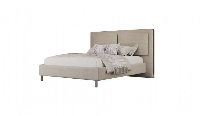 Komplett Schlafzimmer Möbel Set Bett mit Bank 2x Nachttische 3tlg Neu