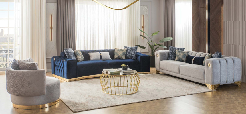 Design Sessel Luxus Einsitzer Modern Lehn Textil 1 Sitz Möbel Einsitzer