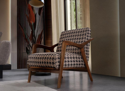 Beiger Wohnzimmer Sessel Luxuriöse Polster Möbel Moderner Einsitzer Neu