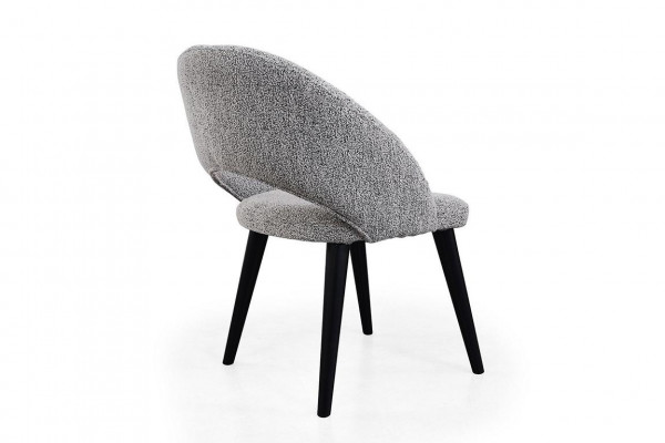 Grauer Esszimmerstuhl Luxuriöse Holzgestell Stühle Designer Lehnstühle