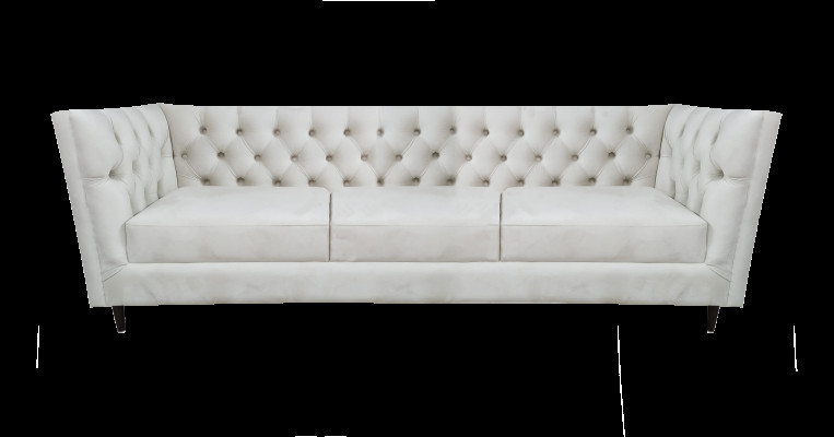 Leder Sofa Dreisitze Couch Wohnzimmer Polstermöbel Sitz Möbel Chesterfield