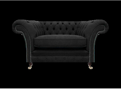 Sessel Neu Schwarz Chesterfield Designer Wohnzimmer Polstersessel Einrichtung