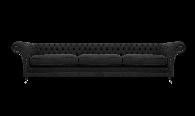 Sofa Dreisitze Couch Polstermöbel Wohnzimmer Designer Einrichtung Chesterfield