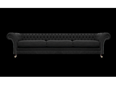 Sofa Dreisitze Couch Polstermöbel Wohnzimmer Designer Einrichtung Chesterfield