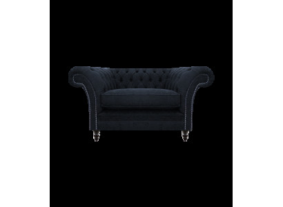 Wohnzimmer Blau Designer Sessel Chesterfield Polstersessel Einrichtung