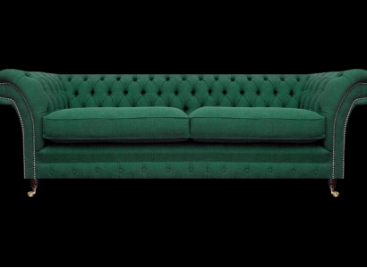 Wohnzimmer Chesterfield Sofa Zweisitzer Couch Polstermöbel Einrichtung