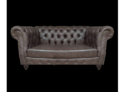 Sofa Zweisitzer Couch Wohnzimmer Polstermöbel Design Einrichtung Chesterfield