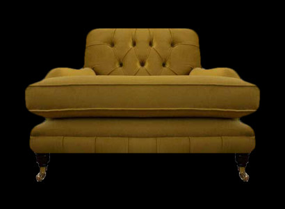 Sessel Neu Stoff Textil Möbel Sitz Polstermöbel Einrichtung Couch Chesterfield