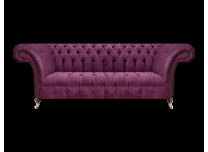 Sofa Dreisitze Couch Wohnzimmer Luxus Polstermöbel Sofas Möbel Chesterfield