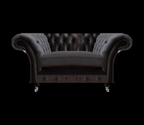 Chesterfield Schwarzer Polstersessel Luxus Sitzmöbel Moderner 1-Sitzer