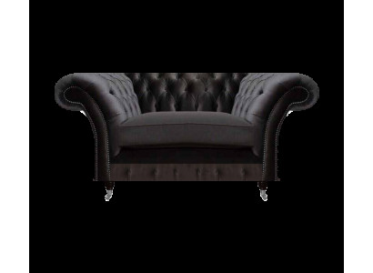 Chesterfield Schwarzer Polstersessel Luxus Sitzmöbel Moderner 1-Sitzer