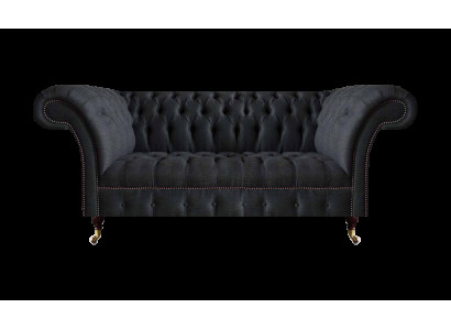 Chesterfield Schwarze Sitzcouch Designer Polstersofas Moderne Couchen