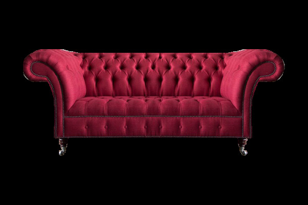 Wohnzimmer Rosa Designer Zweisitzer Chesterfield Sitzmöbel 2-Sitzer