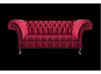 Wohnzimmer Rosa Designer Zweisitzer Chesterfield Sitzmöbel 2-Sitzer