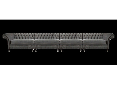 Chesterfield Designer Sofa Wohnzimmer Couchen Luxus Polster 4-Sitzer