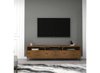 Robustes Sideboard Wohnzimmer 3-Schubladen Lowboard Designer TV-Ständer