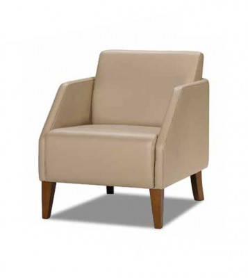 Beiger Einsitzer Luxuriöser Polstersessel Designer Loungesessel Möbel