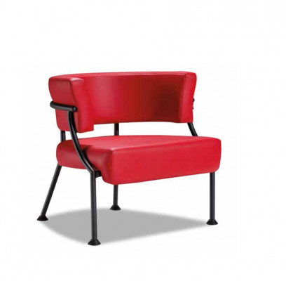 Rote Sofagarnitur Moderne Kunstleder Bank Designer Einsitzer 2tlg Set
