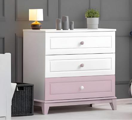 Kinderzimmer Set  Modern Besteht aus Kinderbett Schrank Kommode 3tlg neu