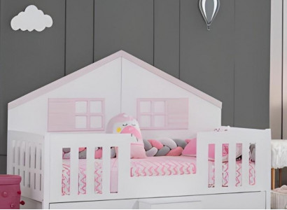 Mehrfarbig Einzelbett Designer Kinderzimmer Möbel Schlafzimmer Holzbett Neu