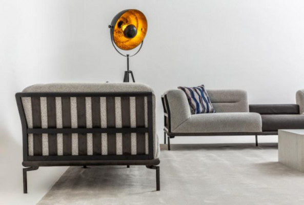 Luxuriöses Sofa Set Designer Viersitzer Edler Polster Dreisitzer Sessel