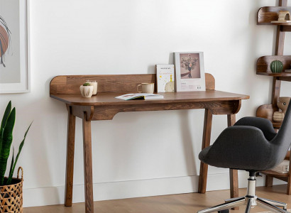 Brauner Holztisch Luxuriöse Schreibtische Designer Holz Ablagentische