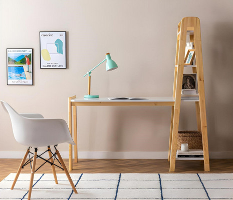 Kompakter Weißer Computertisch Luxuriöser Schreibtisch Designer Möbel