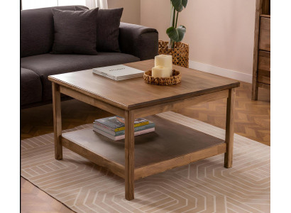 Moderner Dunkelbrauner Couchtisch Luxuriöser Sofatisch Edler Lounge-Tisch