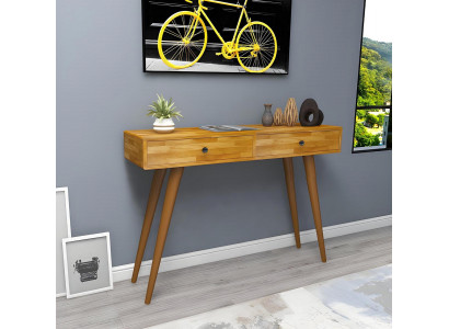 Hochwertig Braun Konsolentisch Design Holz Tisch Konsole Konsolentische