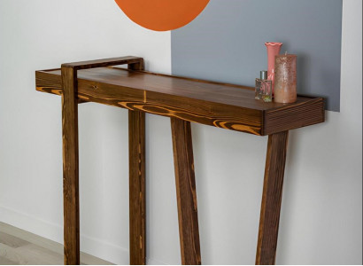 Stilvoll Hochwertig Konsolentisch Braun Wohnzimmer Konsole Modern Designer
