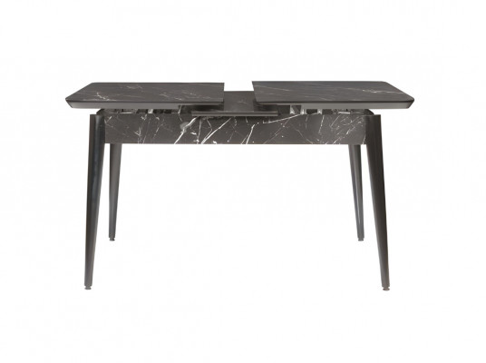 Eleganter Grauer Esstisch Designer Luxuriöse Tischplatte Moderne Möbel