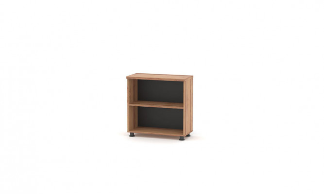 Aktenschrank mit Einlegenboden Arbeitszimmer Braun Einfarbig Modern Stil