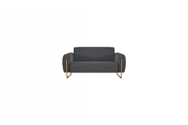Luxuriöse Graue Polstergarnitur Designer Sofas Edler Holz Couchtisch
