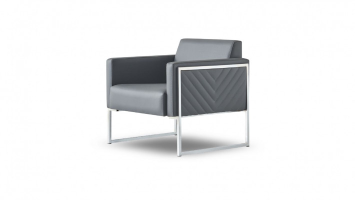 Arbeitszimmer-Set 5tlg 2x 3-Sitzer 2x Sessel Couchtisch Grau Einfarbig