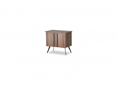 Kommode Braun Einfarbig Arbeitszimmer Stauraum Modern Design Stil