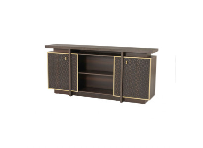 Sideboard Aktenshcrank Braun Arbetiszimmer Wohnzimmer Modern Rechteckig