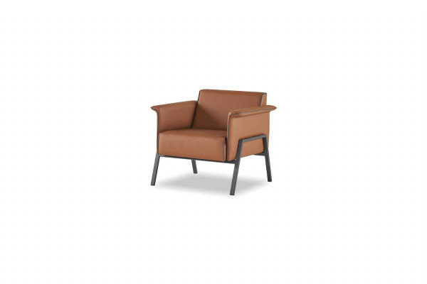 Braune Bürogarnitur Designer Holz Tisch Einzelsitzer Zweisitzer Möbel