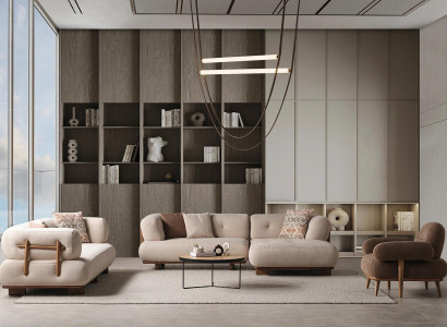 Stilvolle Sofagarnitur Wohnzimmermöbel Luxus Sofa L Form Sessel Couch